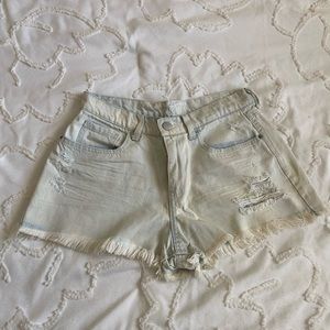 Distressed shorts